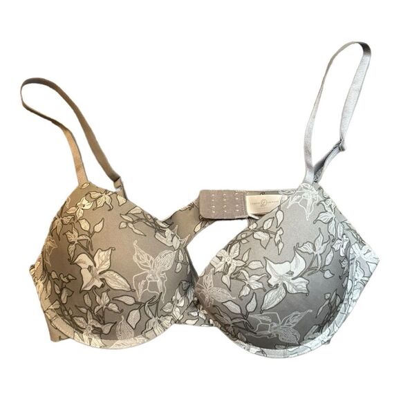 Chinese Laundry Gray Floral Bra size 38C - Picture 1 of 5